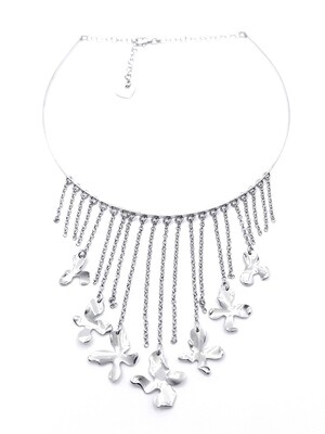 Silver 925 modern design chocker necklace