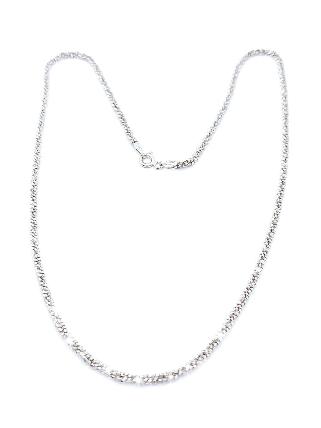 Silver 925 thick margarita necklace