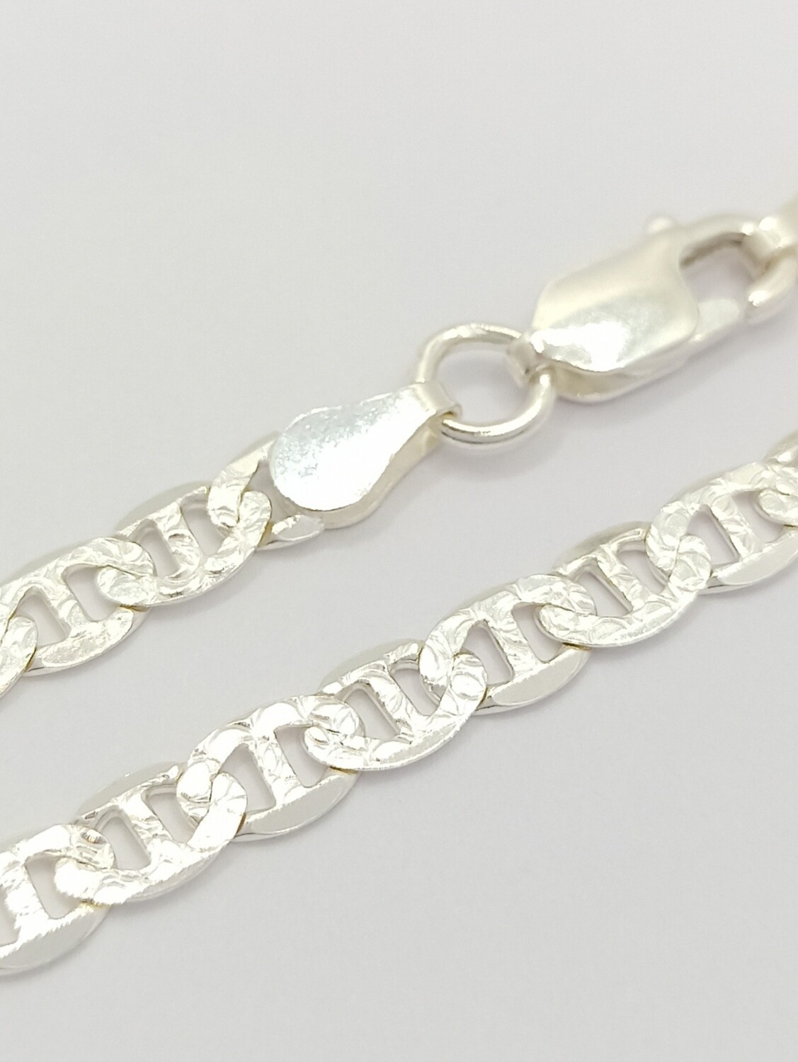 Silver 925 theta double side mens bracelet, SIZE-WEIGHT: 1 Bracelet Length: 21cm-Weight: 4.6gr.