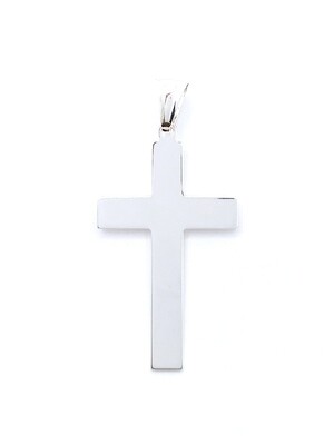 Silver 925 shiny cross pendant