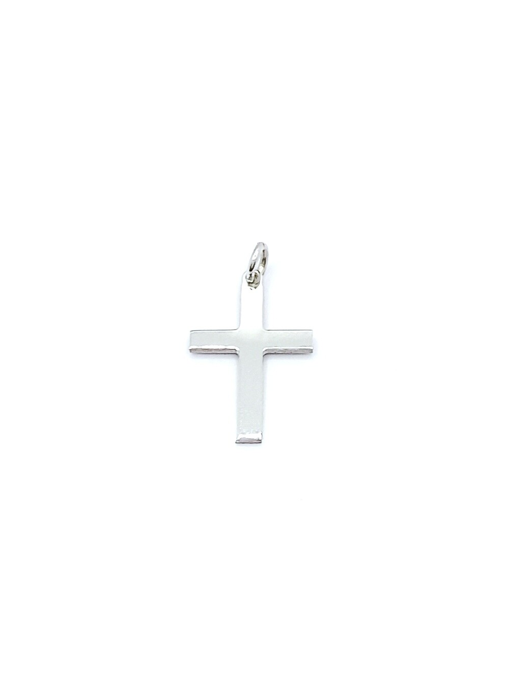 Silver 925 shiny cross pendant, SIZE: 1 Pendant Height: 2.1cm-Width : 1.1cm