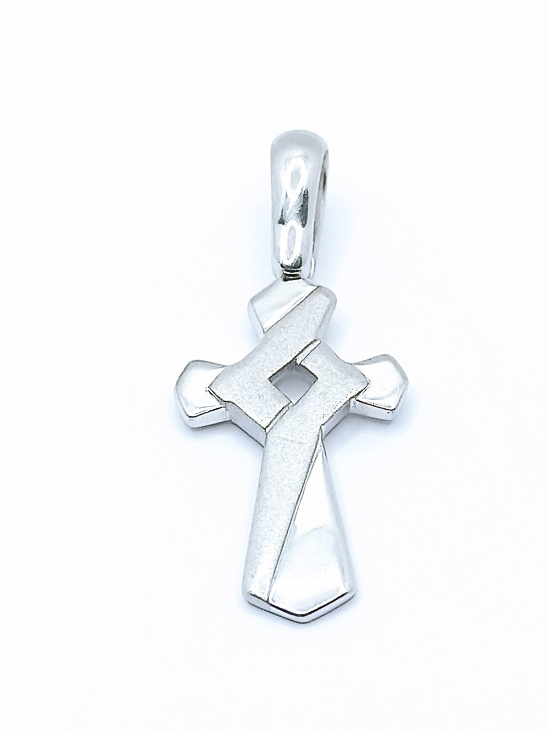 Silver 925 cross pendant, MODEL-SIZE: 1 Pendant Height: 3.4cm-Width : 1.4cm