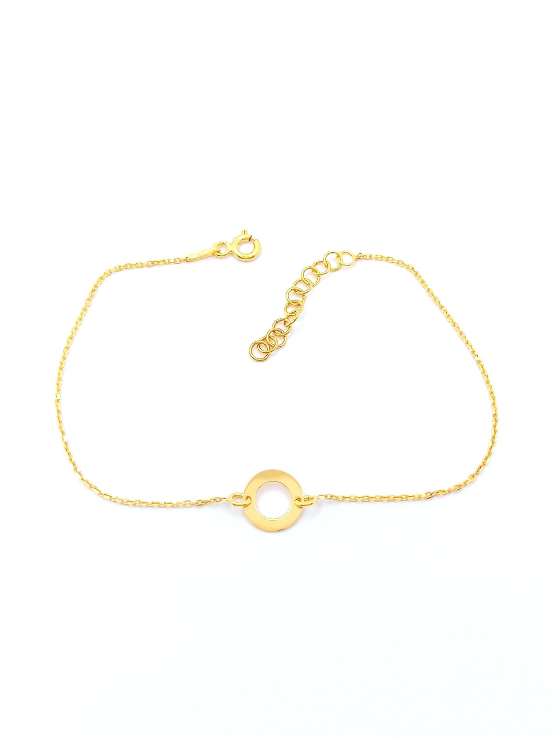 Silver 925  round  shape hand bracelet, MODEL &amp; COLOR: SHAPE 1 Gold plated