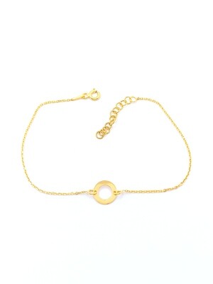 Silver 925  round  shape hand bracelet