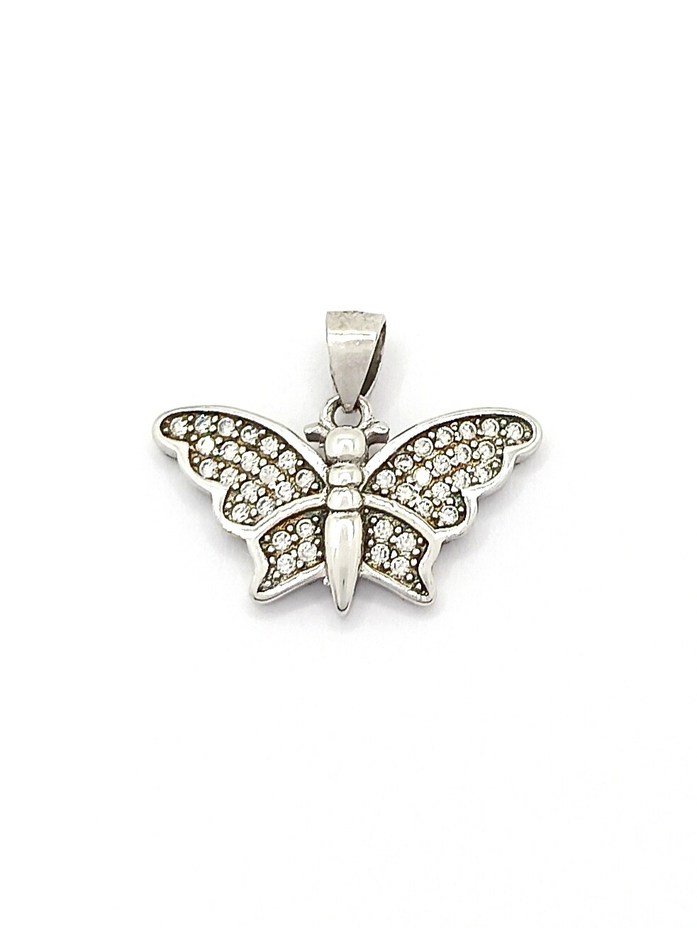 Silver 925 butterfly pendant, MODEL-SIZE: 1 Pendant Height: 1.5cm-Width : 2cm