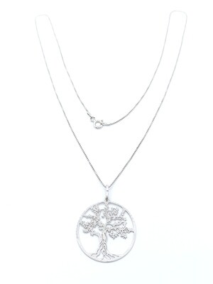 Silver 925 Tree Of Life necklcace