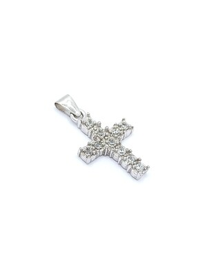 Silver 925 white or gold cross pendant