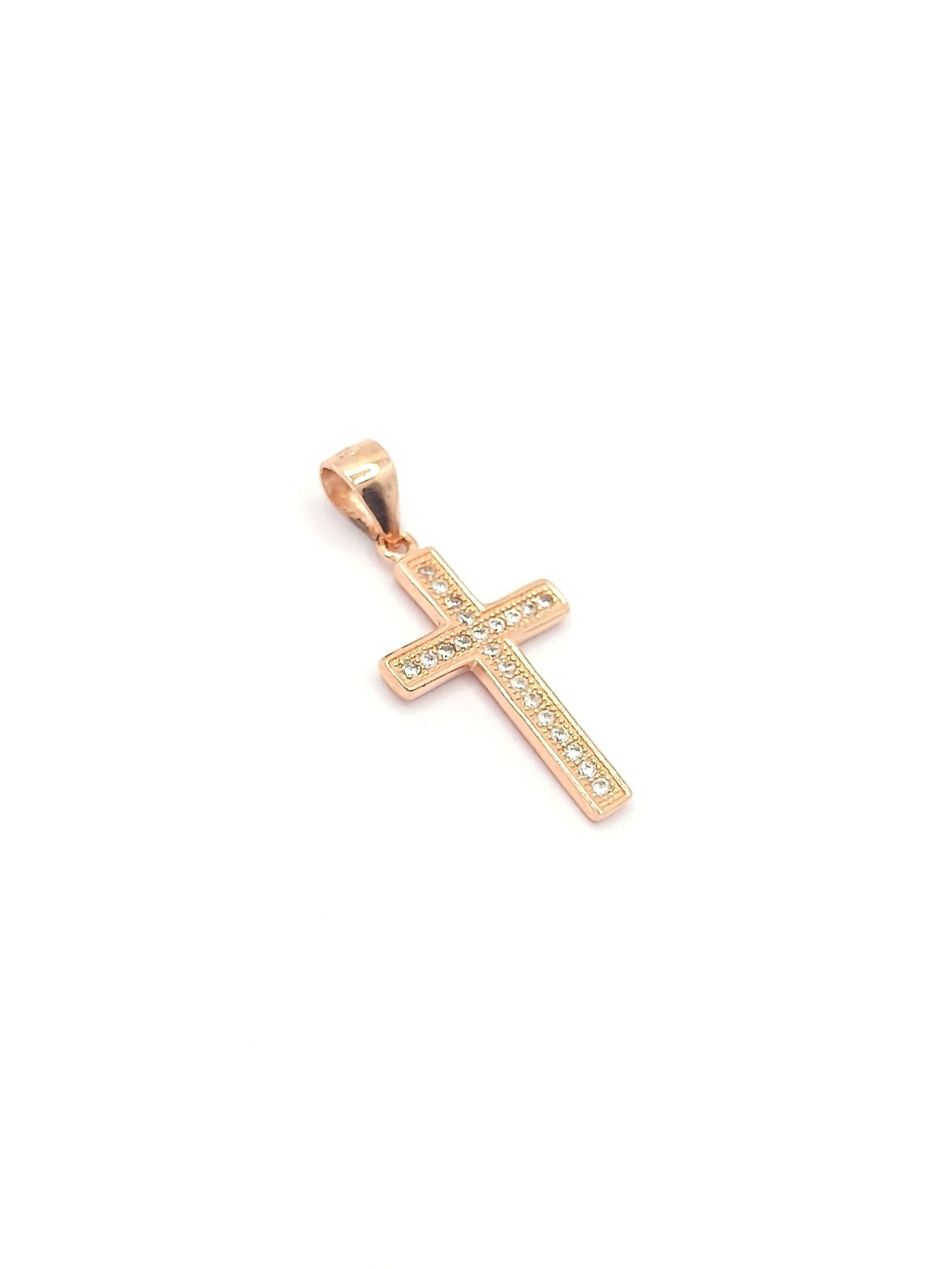 Silver 925 white or rose cross  pendant