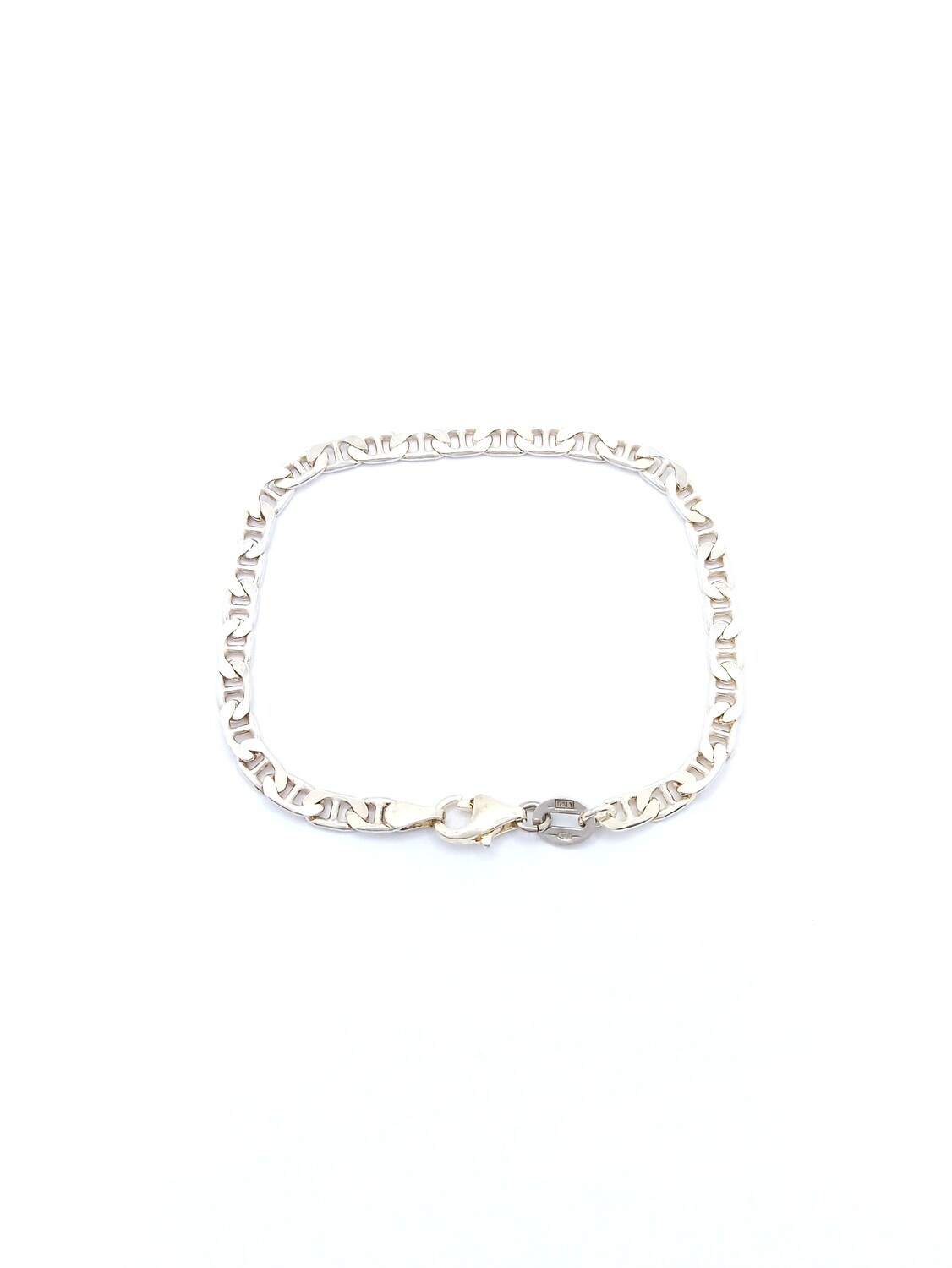 Silver 925 handmade Theta mens bracelet