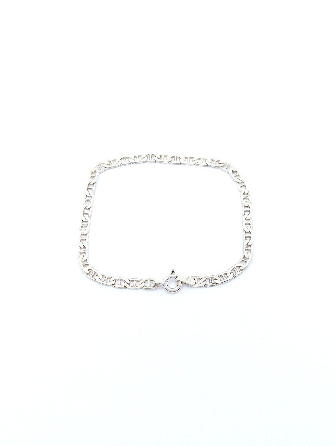 Silver 925 handmade Theta mens bracelet