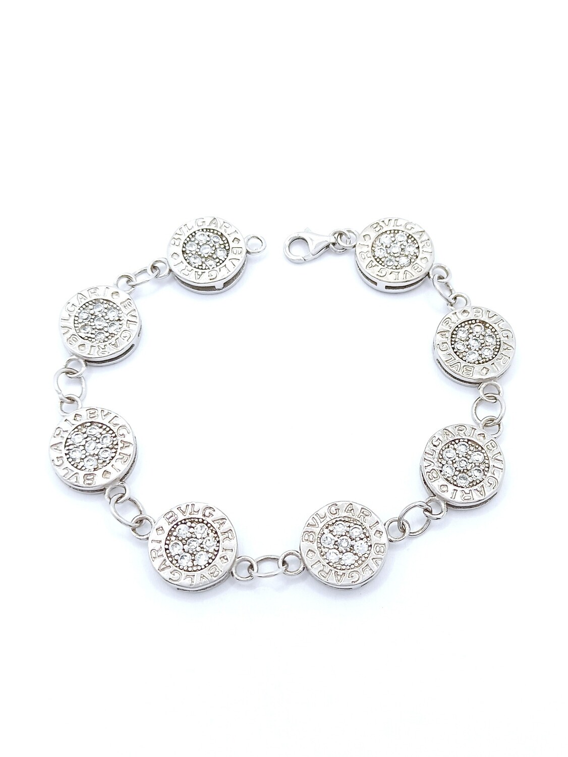 Silver 925 bulgari type hand bracelet
