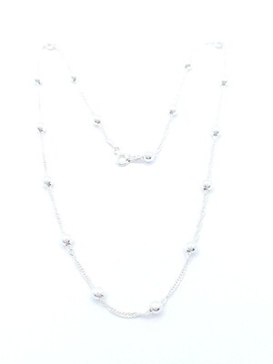 Silver 925 ball chain necklace