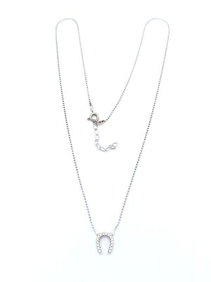 Silver 925 horseshoe necklace