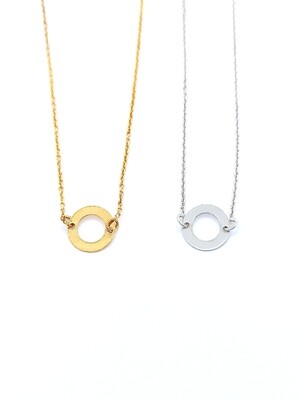 Silver 925 round shape necklace