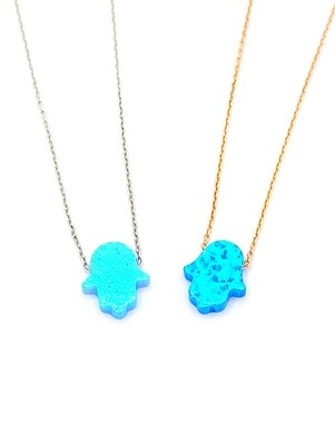 Silver 925 Hamsa design necklace