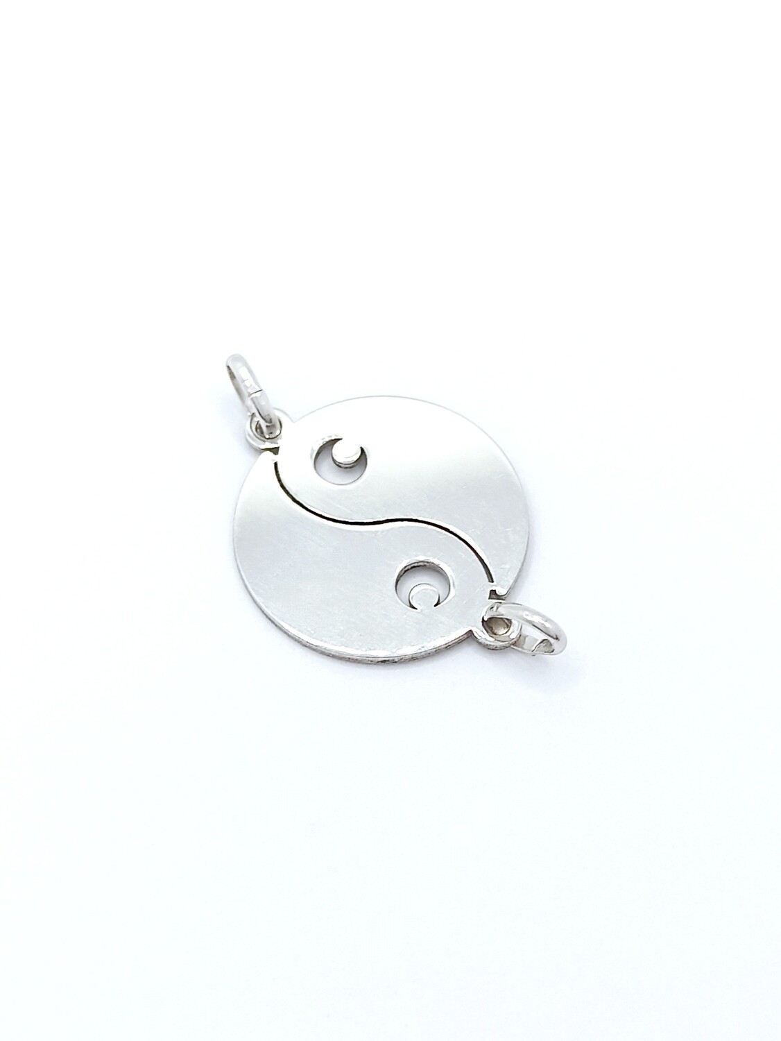 Silver 925 breakable Yin-Yang friendship pendant, MODEL-SIZE: 1 Pendant Height: 3cm-Width: 2cm