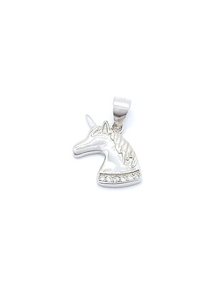 Silver 925 solid handmade unicorn pendant