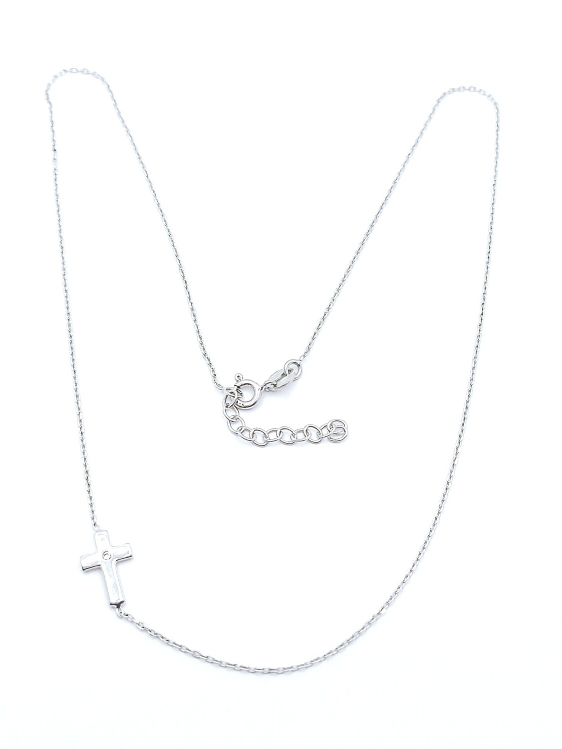 Silver 925 single,double or multi cross necklace, MODEL-CHAIN SIZE: 1 Chain Length: 42+3cm Adjustable