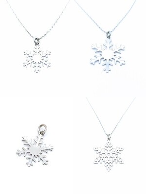 Silver 925 snowflake necklace