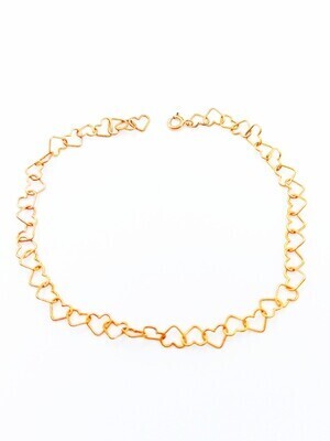 Silver 925 heart rose or white hand bracelet, MODEL-COLOR: 1-Rose gold plated