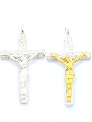 Silver 925 handmade Jesus cross pendant