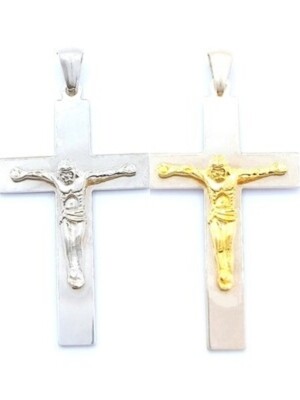 Silver 925 handmade Jesus cross pendant