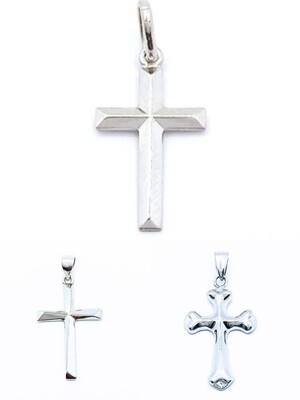 Silver 925 solid cross pendant