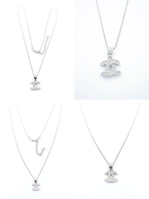 Silver 925 modern stone necklace