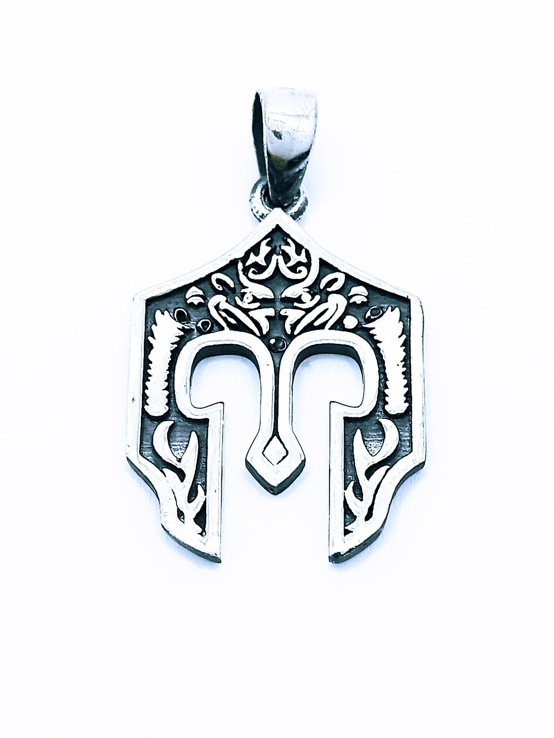 925 Silver Spartan Gladiator Helmet pendant, MODEL-SIZE-WEIGTH: 1-Heigh: 2.5cm-Width: 1.8cm-Weigth : approx. 3.4 gr.