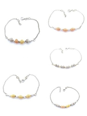 Silver 925 diamond cut ball hand bracelet