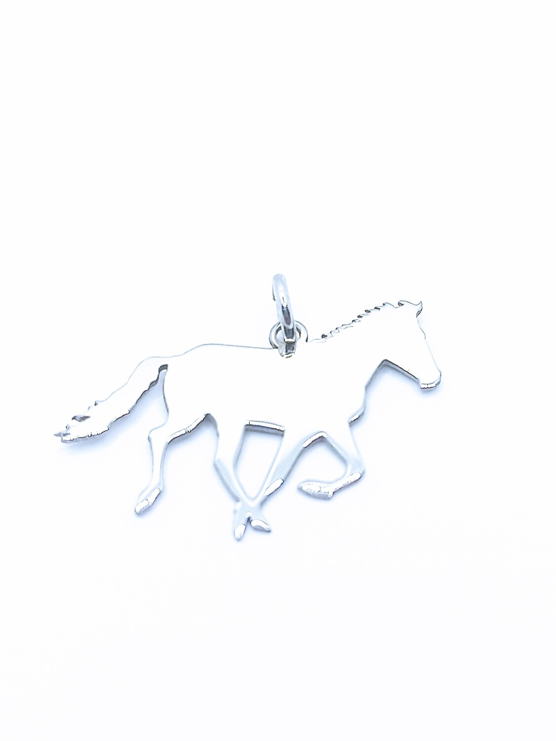 Silver 925 handmade horse pendant, MODEL-SIZE: 1 Pendant Height : 1.7cm-Width : 2cm