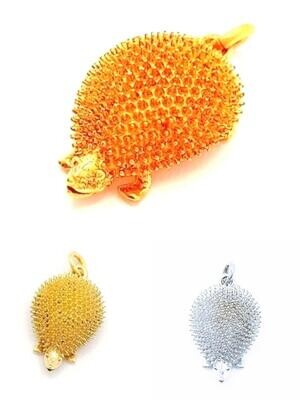 Silver 925 hedgehog design pendant