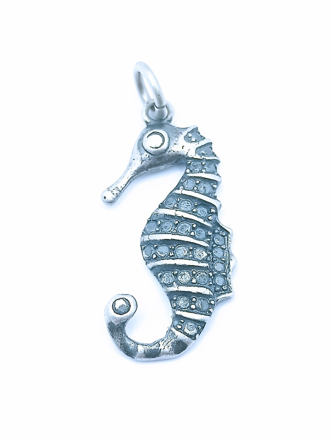Silver 925 handmade sea horse design pendant, COLOR: 1 Material Finish: Oxidized