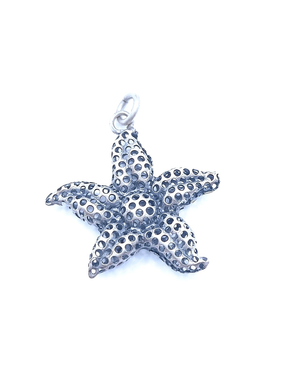 Silver 925 sea star,shell or ship steering wheel  pendant, MODEL-SIZE: 1 Pendant length : 3cm-width : 2.6cm-thickness : 0.5cm