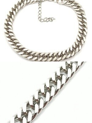 Stainless steel gourmet  bracelet