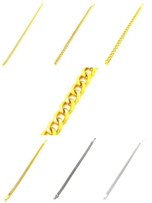 Stainless steel gourmet bracelet