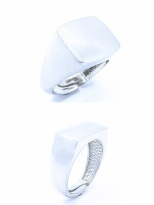 Silver 925 handmade plain men ring