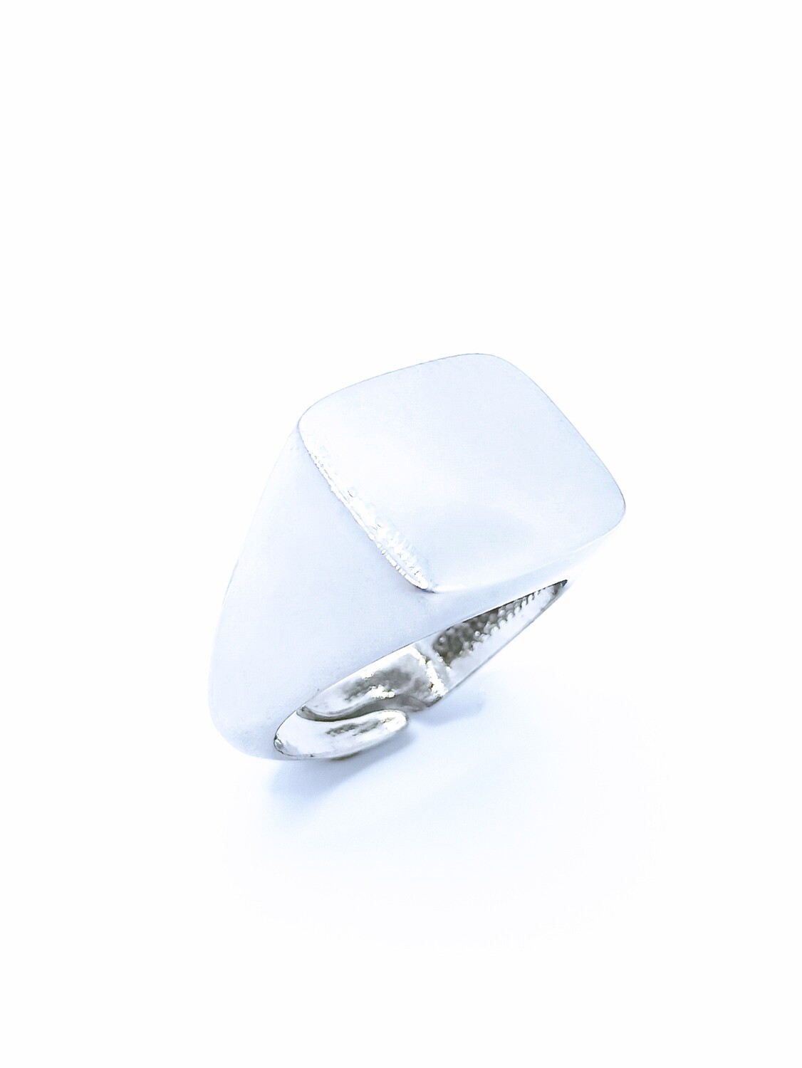 Silver 925 handmade plain men ring, MODEL-SIZE: 1-Height : approx.1.5cm-Width: 1.7cm-SIZE : 63 EUR U UK 10.5 USA Adjustable