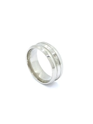 Stainless Steel modern ring