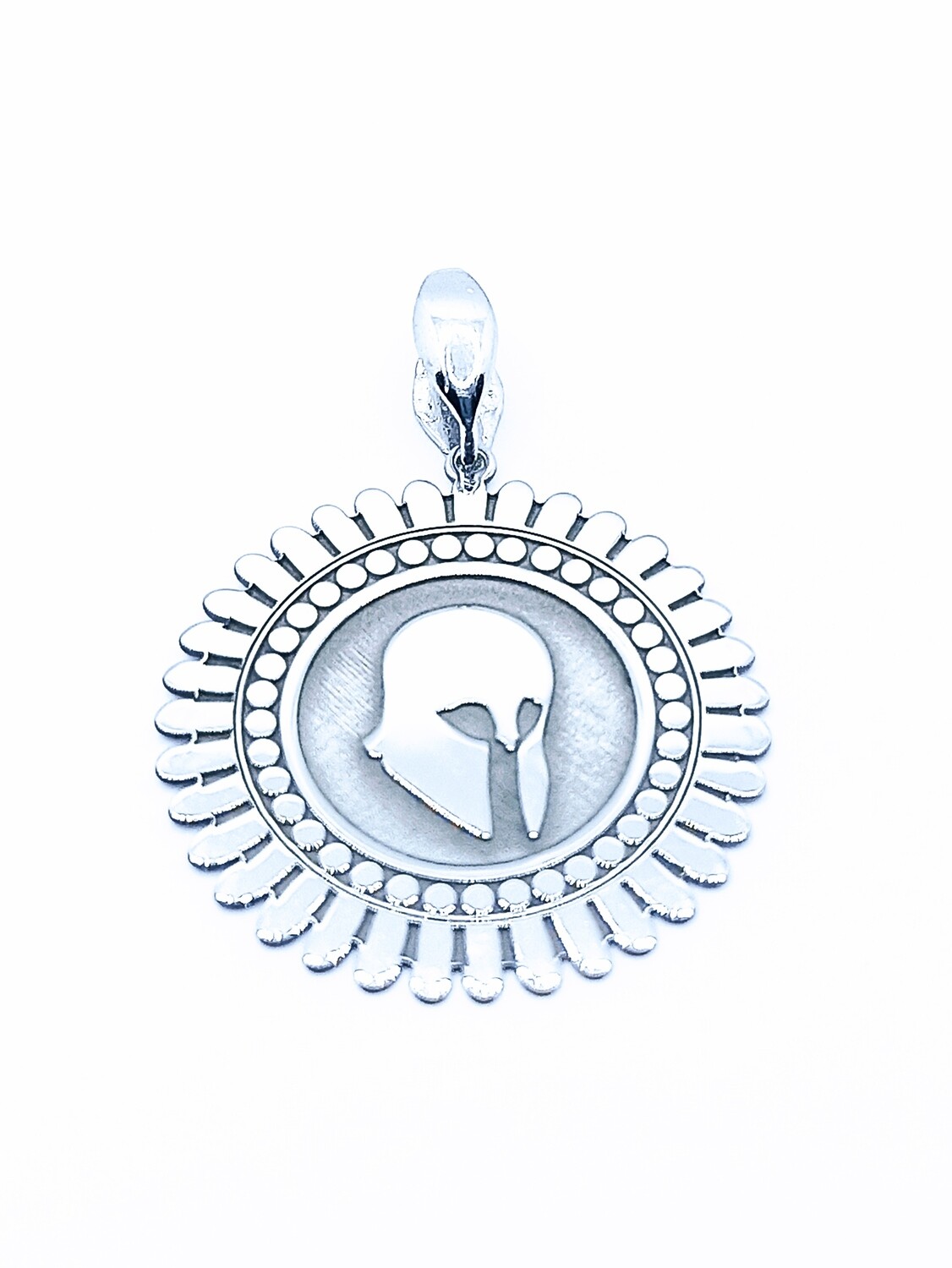 925 Silver Spartan Gladiator pendant, MODEL-STONE COLOR-PENDANT SIZE-SILVER COLOR: 1-NO STONE-Pendant Height: 3.3cm-Width: 2.5cm-WHITE
