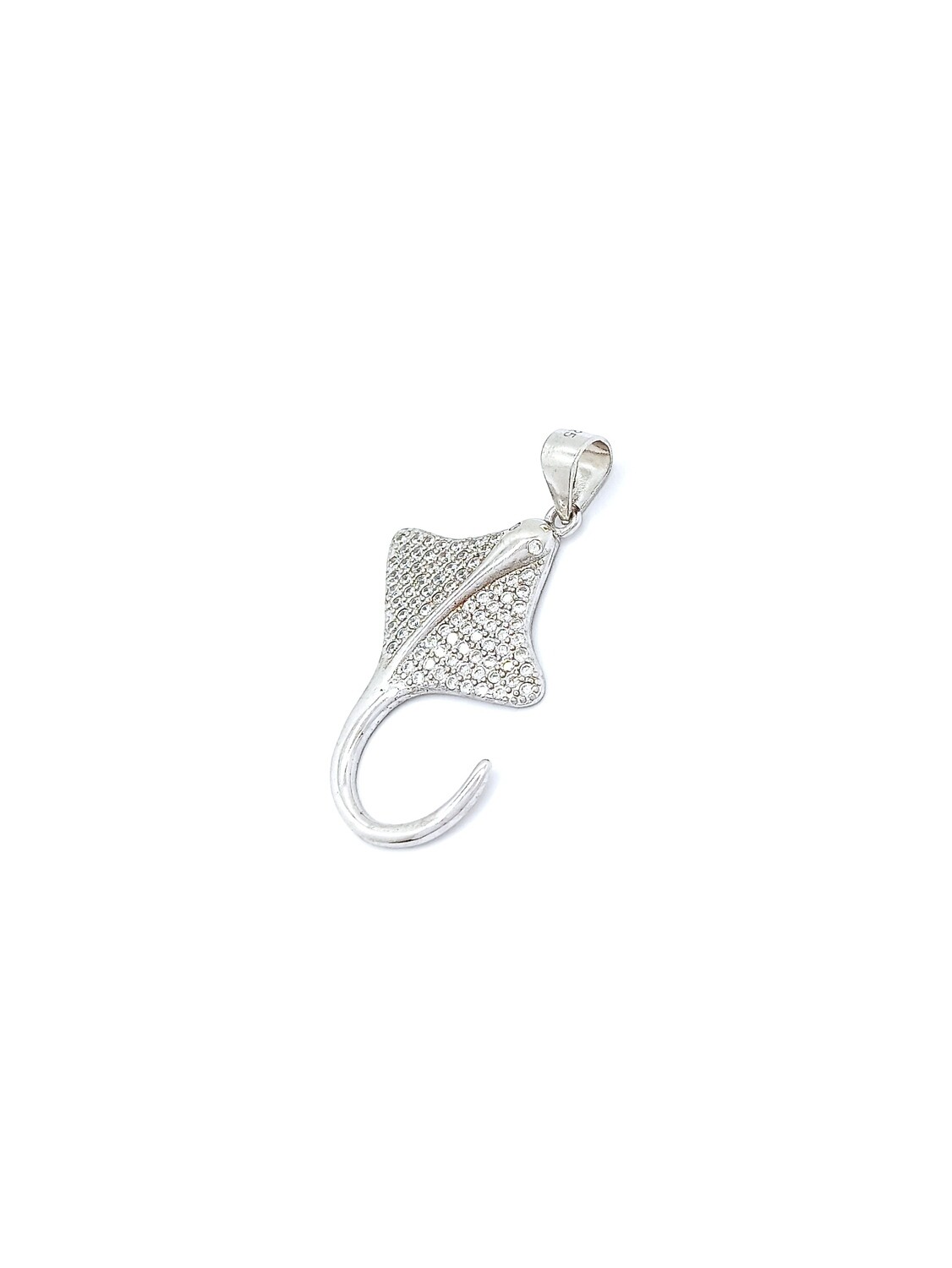 Silver 925 octopus or stingray pendant, MODEL-SIZE: 1-Pendant Height : 3.1cm-Width : 1.9cm