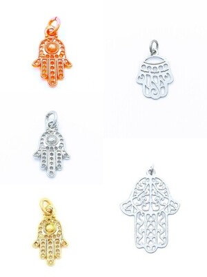 Silver 925 HAMSA (hand of fatima) pendant
