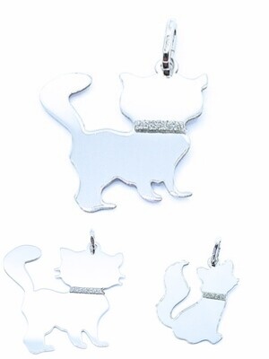 Silver 925 baby cat design pendant