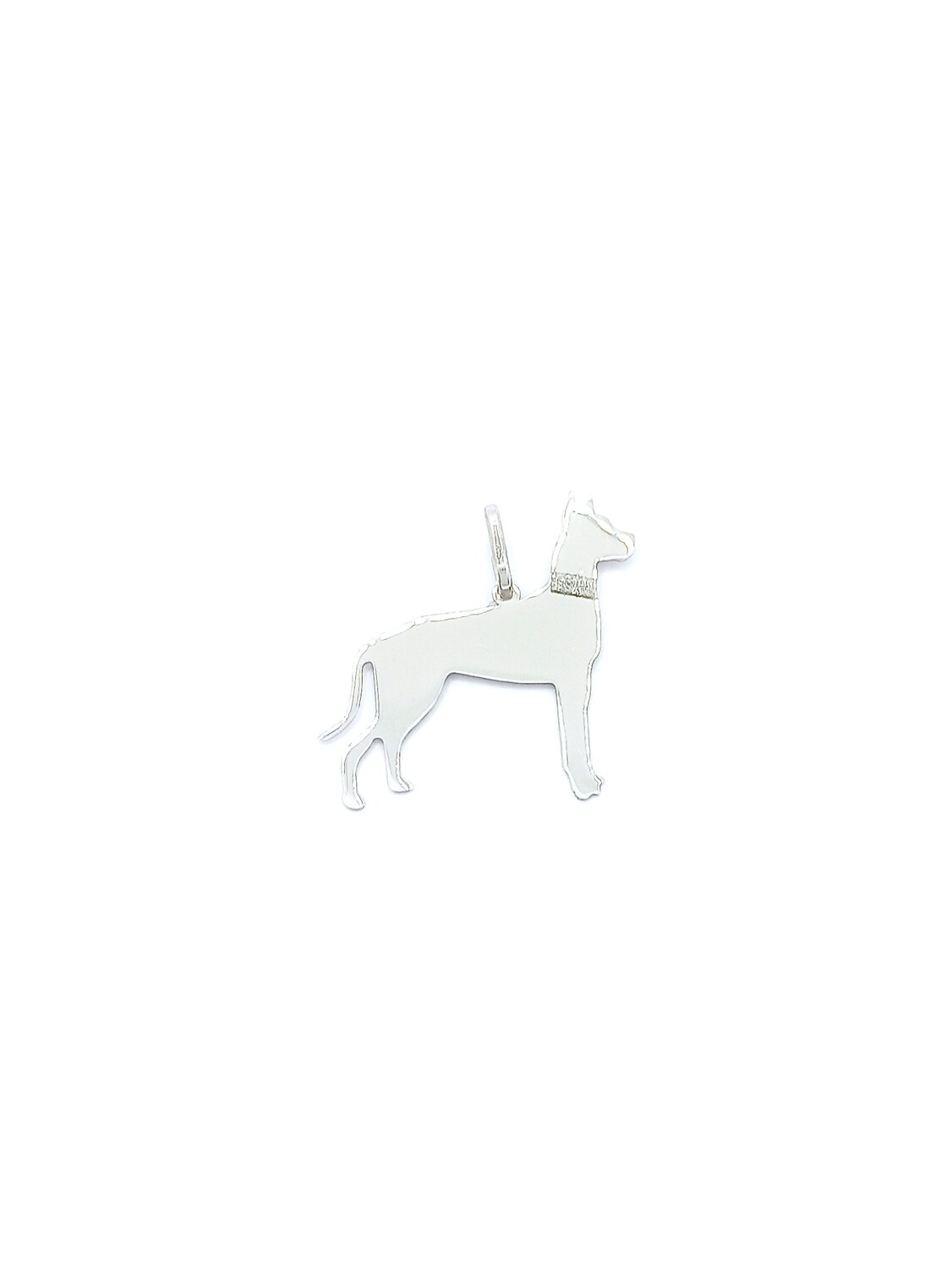 Silver 925 Greyhound dog pendant, MODEL-SIZE: 1-Pendant Height: 2.5cm-Width : 2.5cm