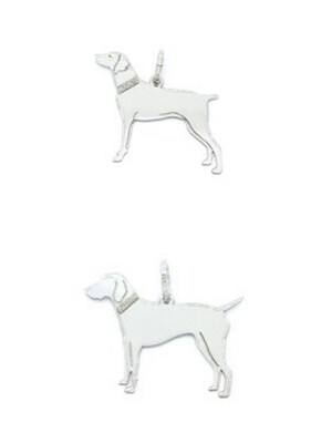 Silver 925 Hound dog pendant