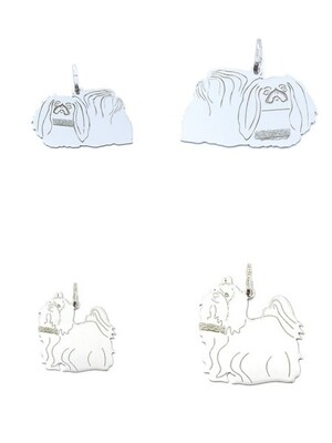 Silver 925 Pechinese dog pendant