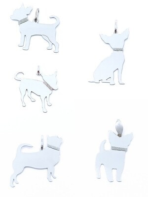 Silver 925 Chihuahua pos1 pendant