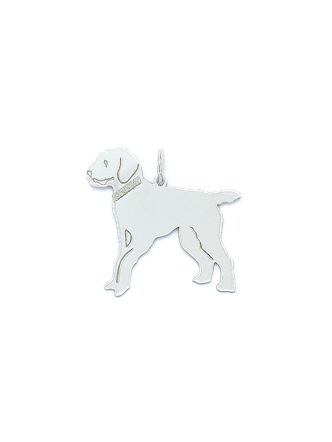 Silver 925 Golden Doodle dog pendant