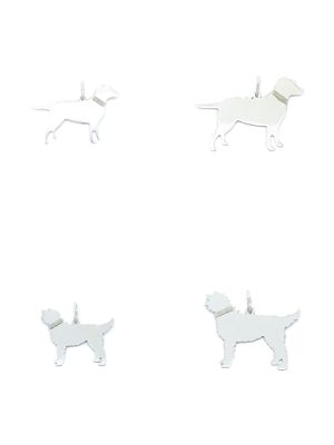 Silver 925 Labrador Retriever or Labrador dog pendant