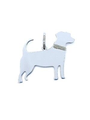 Silver 925  Jack Russel dog pendant, MODEL-SIZE: 1-Pendant Height: 2.2cm-Width : 2.7cm